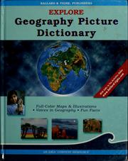 Cover of: Explore geography picture dictionary by Carin Dewhirst