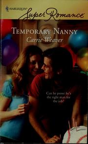 Cover of: Temporary nanny