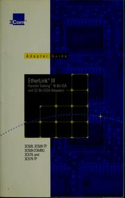 Cover of: EtherLink III parallel tasking 16-bit ISA and 32-bit EISA adapter guide by 3Com Corporation