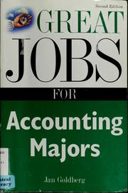 Cover of: Great Jobs for Accounting Majors