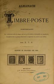 Almanach du timbre-poste by X Y Z.