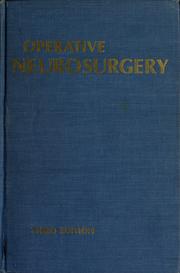 Cover of: Operative neurosurgery by Elisha Stephens Gurdjian