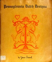 Pennsylvania Dutch designs by Jane Wanger Snead