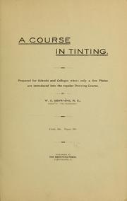 A course in tinting by William Dale Browning