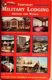 Cover of: Military living's temporary military lodging around the world