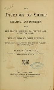 Cover of: The diseases of sheep explained and described