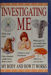 Cover of: Investigating me by Tony Seddon