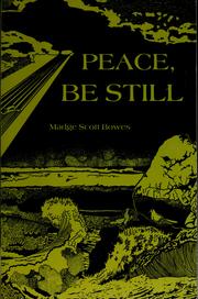 Cover of: Peace, be still