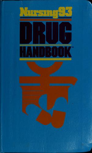 Nursing93 drug handbook by 