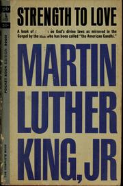 Cover of: Strength to love by Martin Luther King Jr.