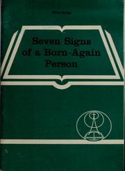 Cover of: Seven signs of a born-again person by Wim Malgo