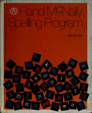 Cover of: Rand McNally Spelling Program