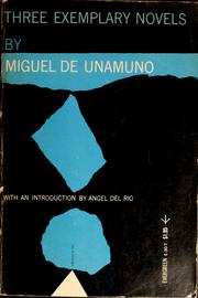 Cover of: Three exemplary novels. by Miguel de Unamuno