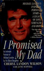 Cover of: I promised my dad by Cheryl Landon