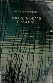 Cover of: More poems to solve.