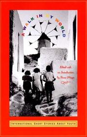 Cover of: A Walk in My World: International Short Stories About Youth