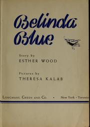 Cover of: Belinda Blue by Esther Wood Brady