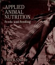 Cover of: Applied animal nutrition by Peter R. Cheeke