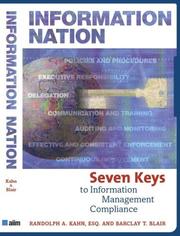 Cover of: Information Nation by Randolph Kahn, Barclay T. Blair