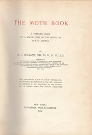 Cover of: The Moth Book by W. J. Holland