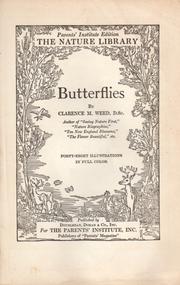 Cover of: Butterflies by 