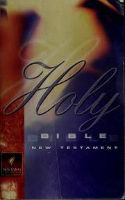 Cover of: Holy Bible: New Living Translation : New Testament