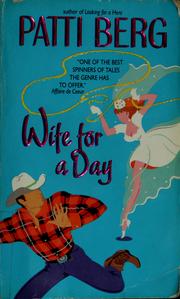 Cover of: Wife for a day