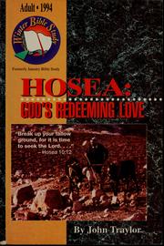 Cover of: Hosea | John Traylor