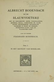 Albrecht Rodenbach en de Blauwvoeterij by Ferdinand Rodenbach