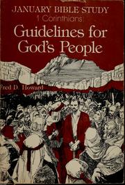 Cover of: 1 Corinthians: guidelines for God's people