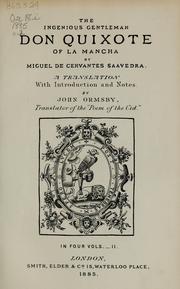 Cover of: The ingenious gentleman Don Quixote of La Mancha by Miguel de Unamuno, Miguel de Cervantes Saavedra