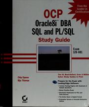 Cover of: OCP: Oracle8i DBA SQL and PL/SQL study guide