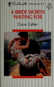 Cover of: A bride worth waiting for