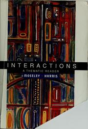 Cover of: Interactions: a thematic reader
