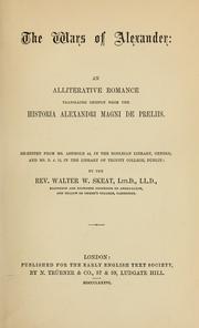 Cover of: The wars of Alexander