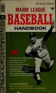 Cover of: Major league baseball handbook 1964