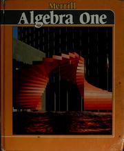 Cover of: Merrill algebra one