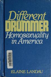 Cover of: Different drummer by Elaine Landau