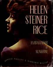 Cover of: Helen Steiner Rice by Ronald Pollitt