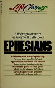 Cover of: A NavPress Bible study on the book of Ephesians