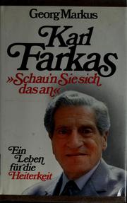 Cover of: Karl Farkas by Georg Markus