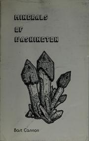 Cover of: Minerals of Washington by Bart Cannon