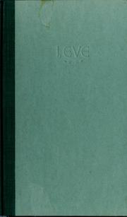 Cover of: I, Eve by Edward Le Comte