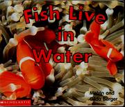 Cover of: Fish live in water by Melvin Berger