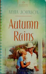 Cover of: Autumn rains | Myra Johnson