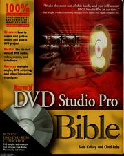 Cover of: Macworld DVD Studio Pro bible