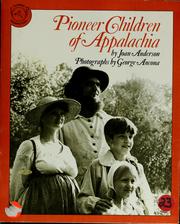 Cover of: Pioneer children of Appalachia