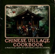 Cover of: Chinese village cookbook by Rhoda Yee