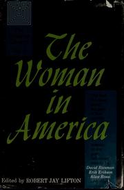 Cover of: The woman in America.