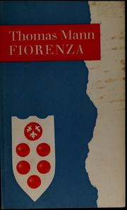 Cover of: Fiorenza by Thomas Mann